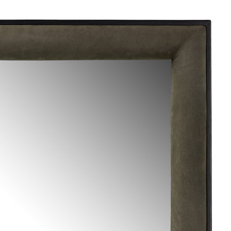 Velaz Floor Mirror in Distressed Black Ash veneer from Four Hands - Luna Furniture