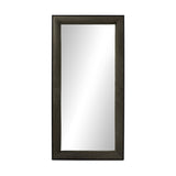 Velaz Floor Mirror in Distressed Black Ash veneer from Four Hands - Luna Furniture
