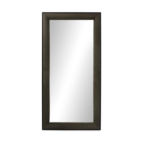 Velaz Floor Mirror in Distressed Black Ash veneer from Four Hands - Luna Furniture
