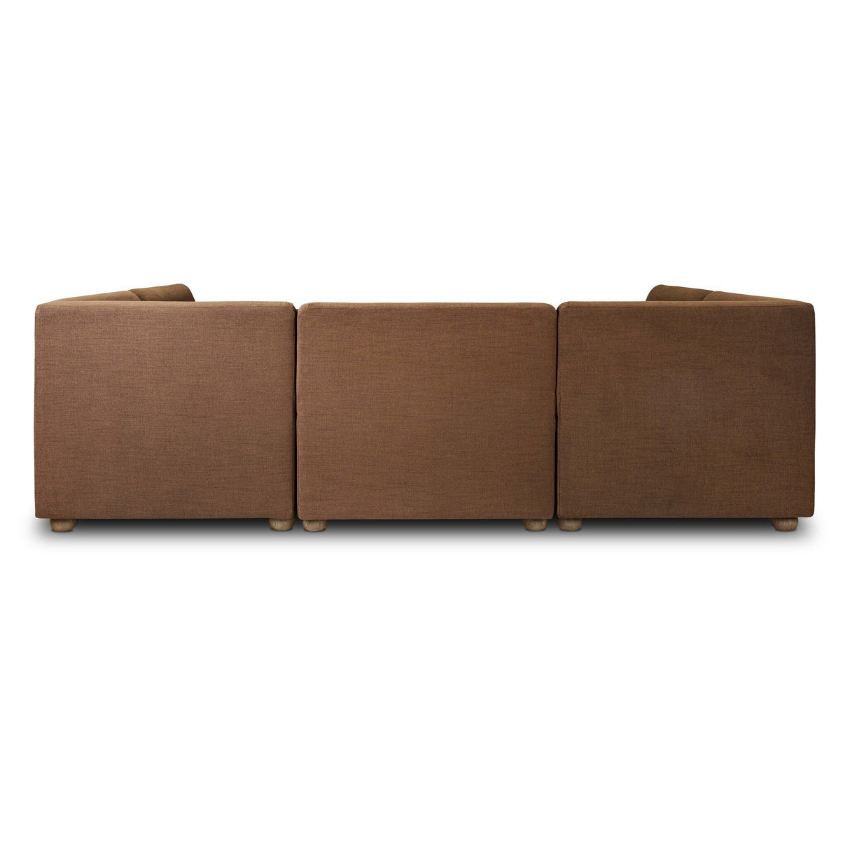 Clemence Dining Banquette U-Shape in Crypton Nomad Mushroom from Four Hands - Luna Furniture