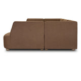 Clemence Dining Banquette U-Shape in Crypton Nomad Mushroom from Four Hands - Luna Furniture