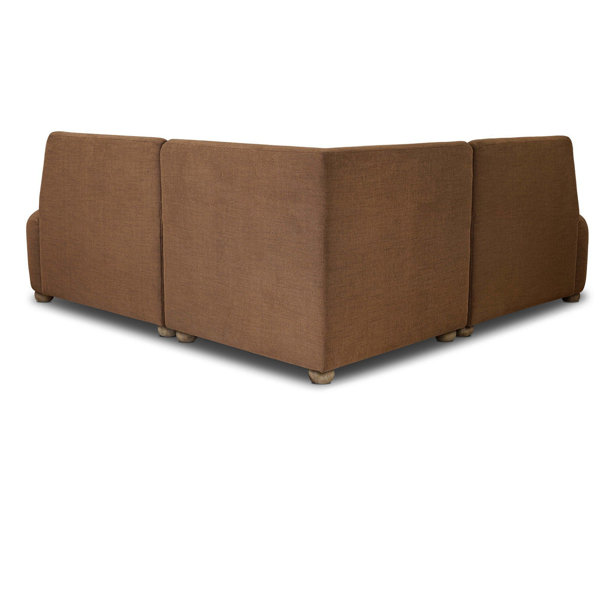 Clemence Dining Banquette L-Shape in Crypton Nomad Mushroom from Four Hands - Luna Furniture