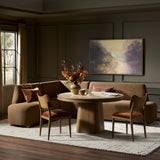 Clemence Dining Banquette L-Shape in Crypton Nomad Mushroom from Four Hands - Luna Furniture