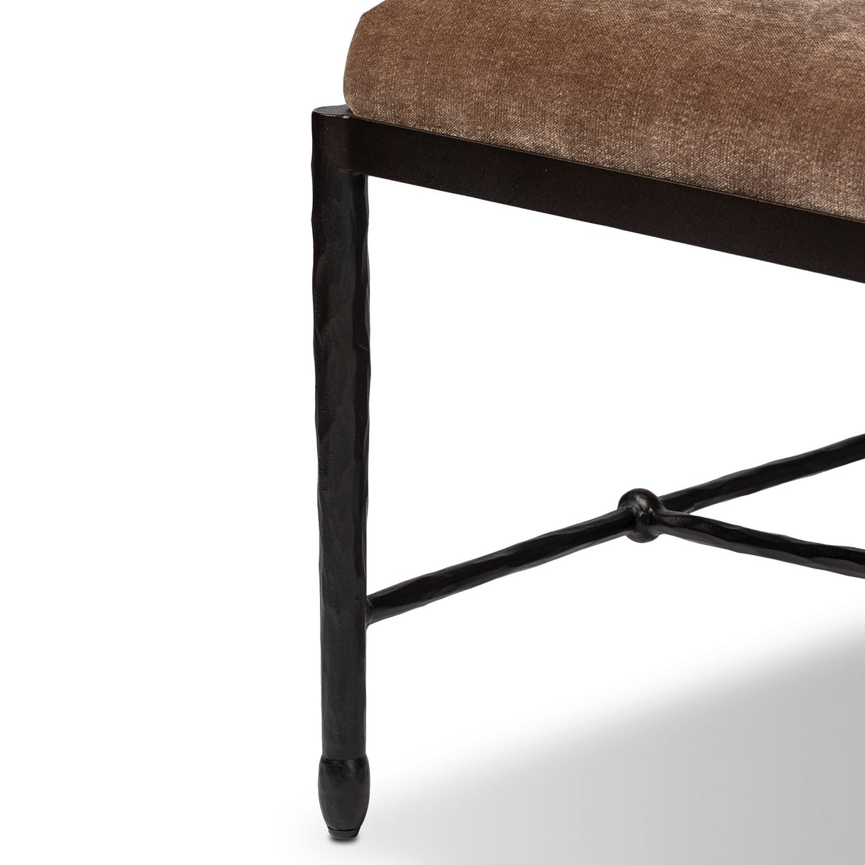 Jade Accent Bench in Altair Mushroom from Four Hands - Luna Furniture