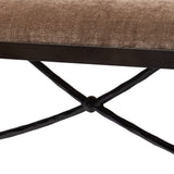 Jade Accent Bench in Altair Mushroom from Four Hands - Luna Furniture