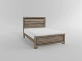 Beechnut Gray King Panel Bed from Homelegance - Luna Furniture