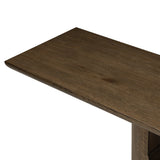 Bevie Console Table in Brown Oak from Four Hands - Luna Furniture