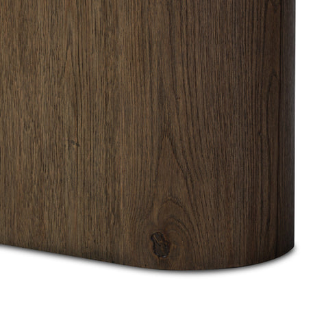 Bevie Console Table in Brown Oak from Four Hands - Luna Furniture