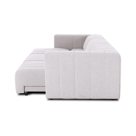 Langham Power Recliner 3Pc Sectional in Napa Sandstone from Four Hands - Luna Furniture