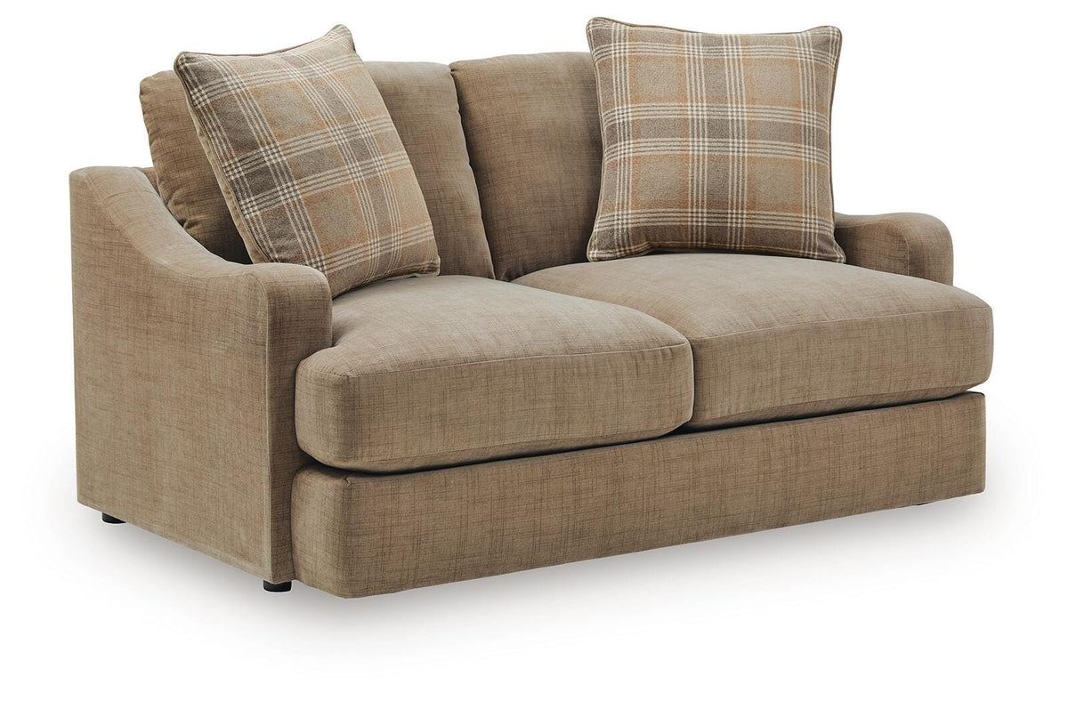ChloeeAnne Honey Loveseat from Ashley - Luna Furniture