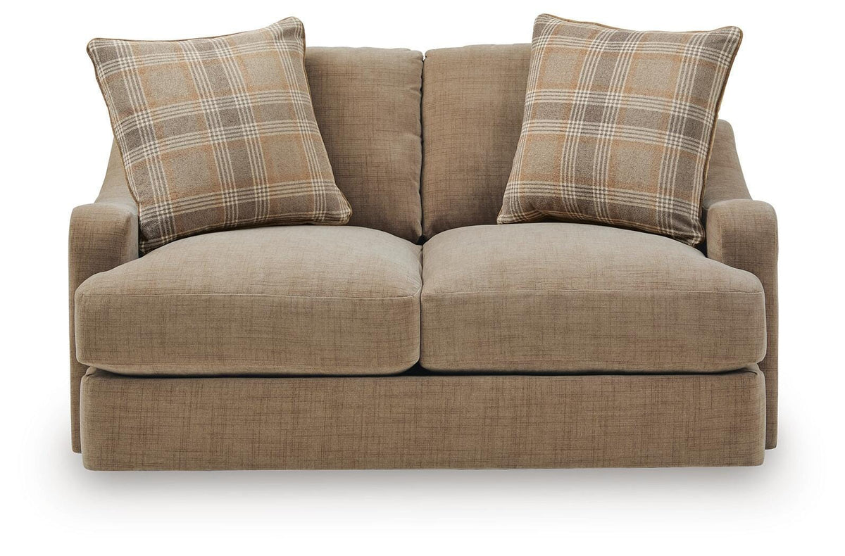ChloeeAnne Honey Loveseat from Ashley - Luna Furniture