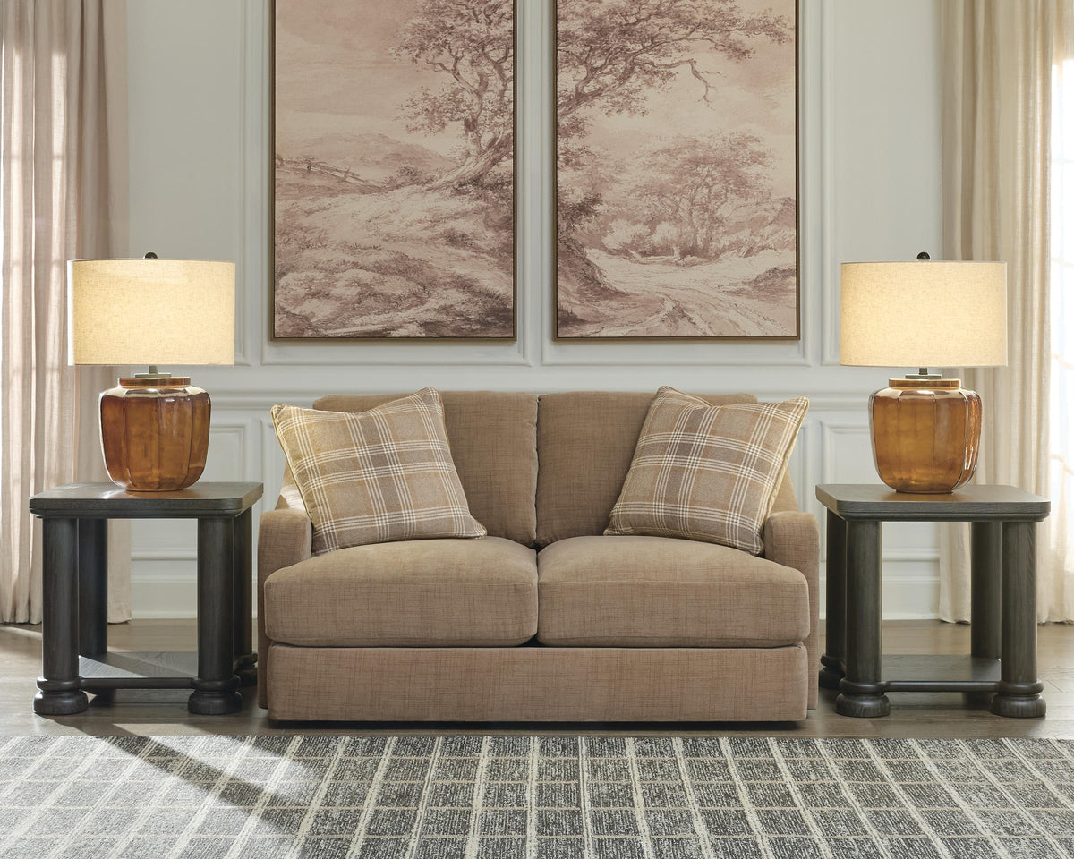 ChloeeAnne Honey Loveseat from Ashley - Luna Furniture