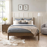Marlow Brown/Oatmeal Modern Bedroom Set from Homelegance - Luna Furniture