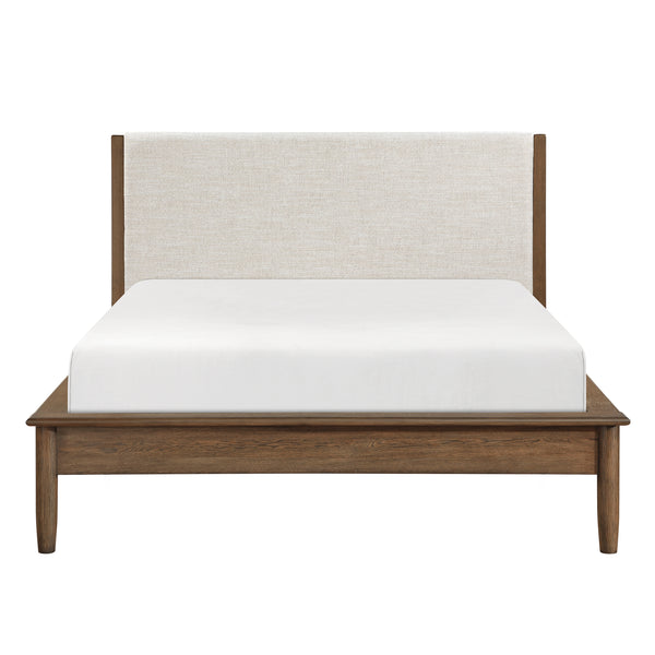 Marlow Brown/Oatmeal Eastern King Platform Bed