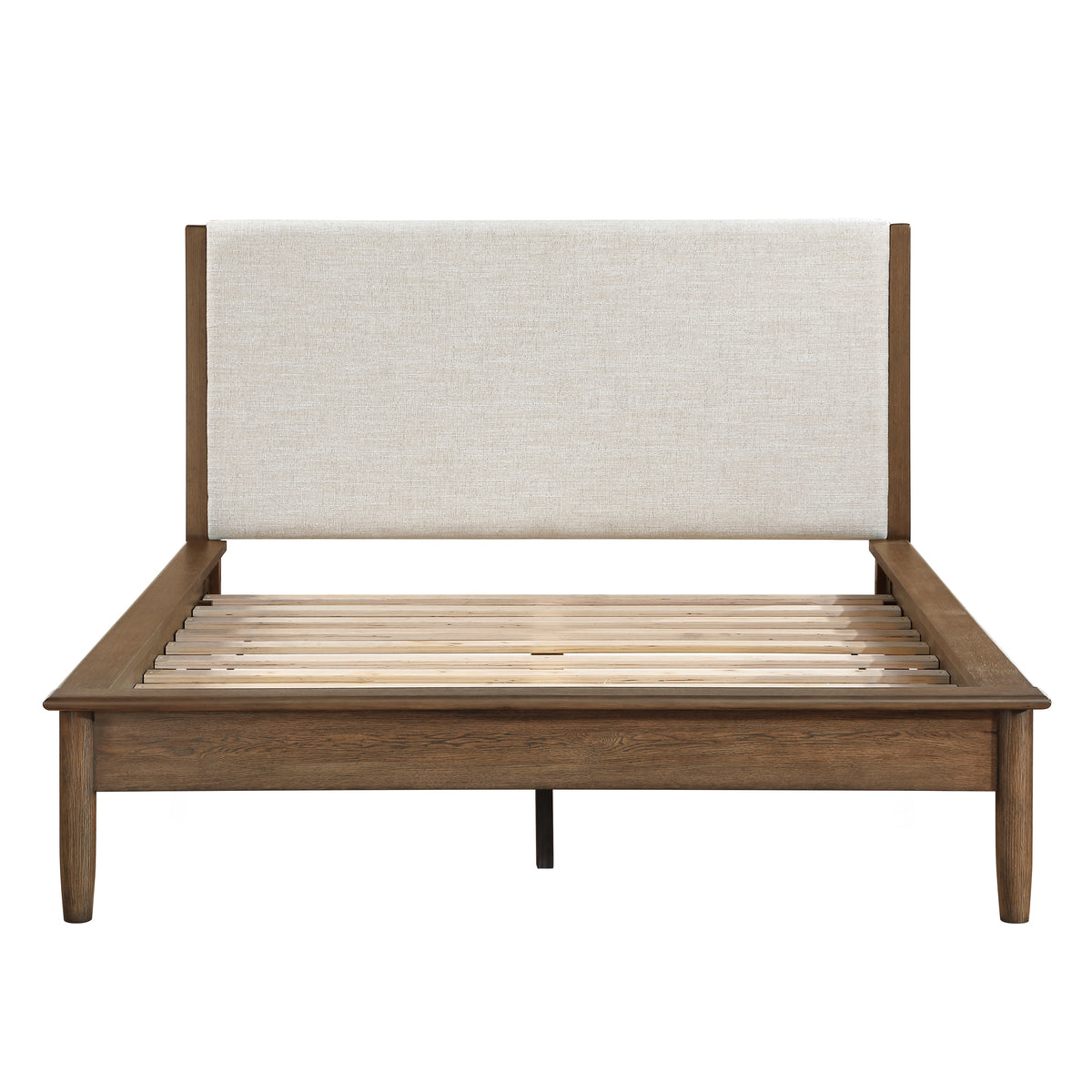 Marlow Brown/Oatmeal 5-Piece Queen Platform Bedroom Set from Homelegance - Luna Furniture