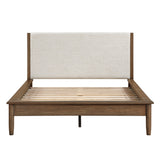 Marlow Brown/Oatmeal 5-Piece Queen Platform Bedroom Set from Homelegance - Luna Furniture