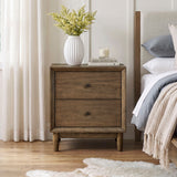Marlow Brown/Oatmeal Modern Bedroom Set from Homelegance - Luna Furniture