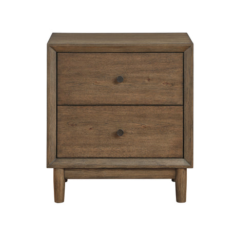 Marlow Brown/Oatmeal Modern Bedroom Set from Homelegance - Luna Furniture