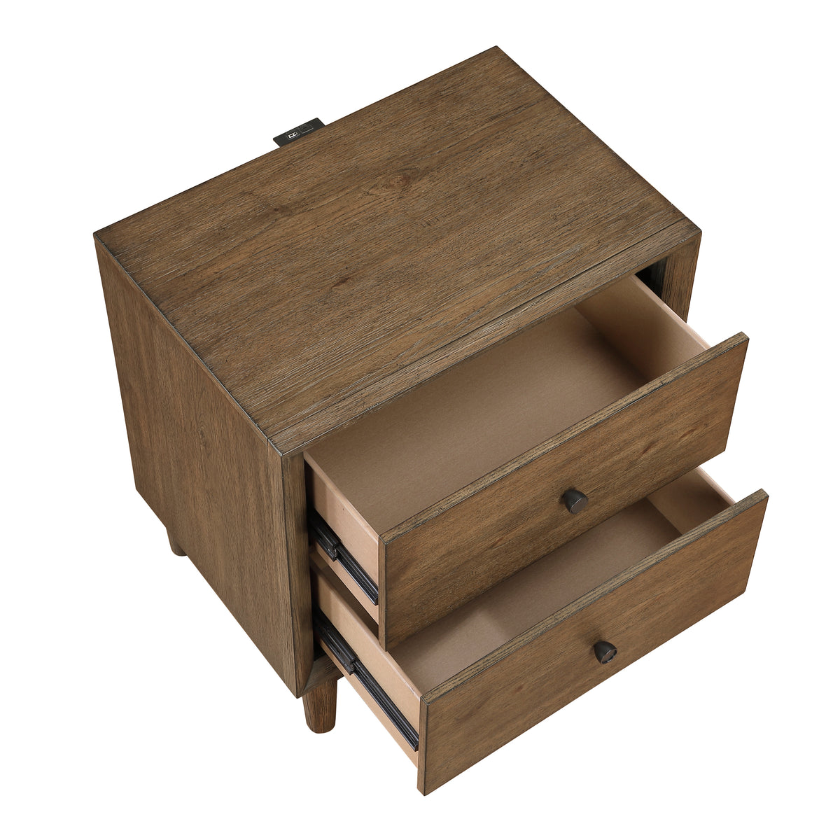 Marlow Brown/Oatmeal Modern Bedroom Set from Homelegance - Luna Furniture
