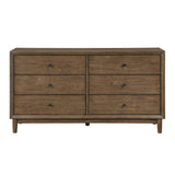 Marlow Brown/Oatmeal 4-Piece Queen Platform Bedroom Set from Homelegance - Luna Furniture