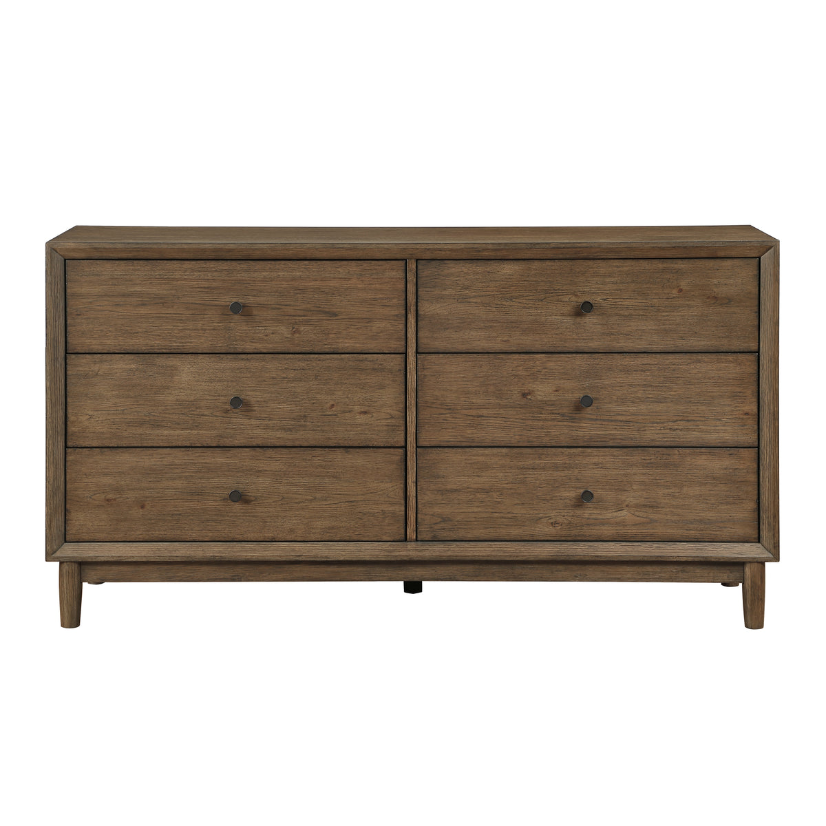 Marlow Brown/Oatmeal 5-Piece Queen Platform Bedroom Set from Homelegance - Luna Furniture