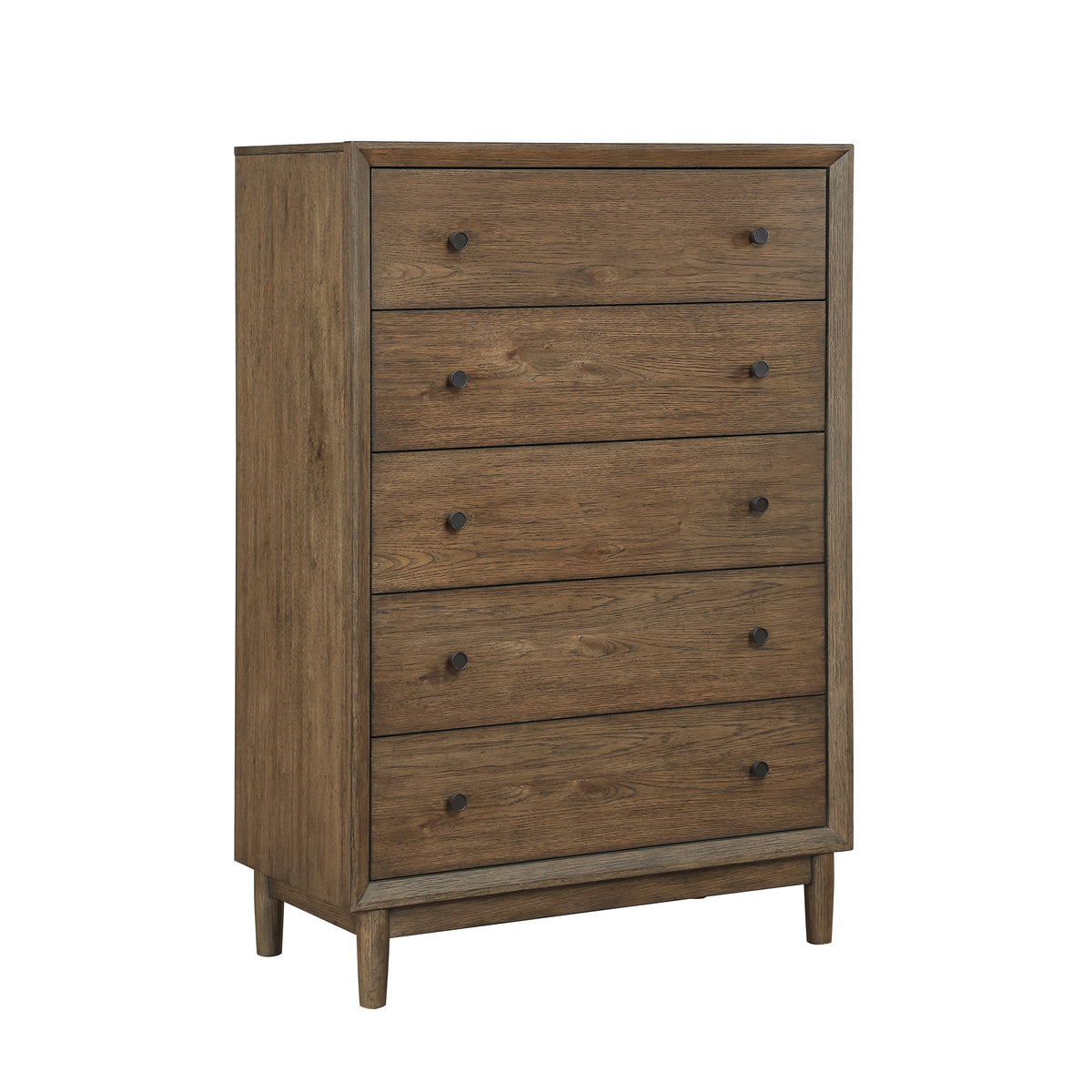 Marlow Brown/Oatmeal 5-Piece Queen Platform Bedroom Set from Homelegance - Luna Furniture
