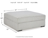 Stupendous Alloy Oversized Accent Ottoman from Ashley Furniture - Luna Furniture