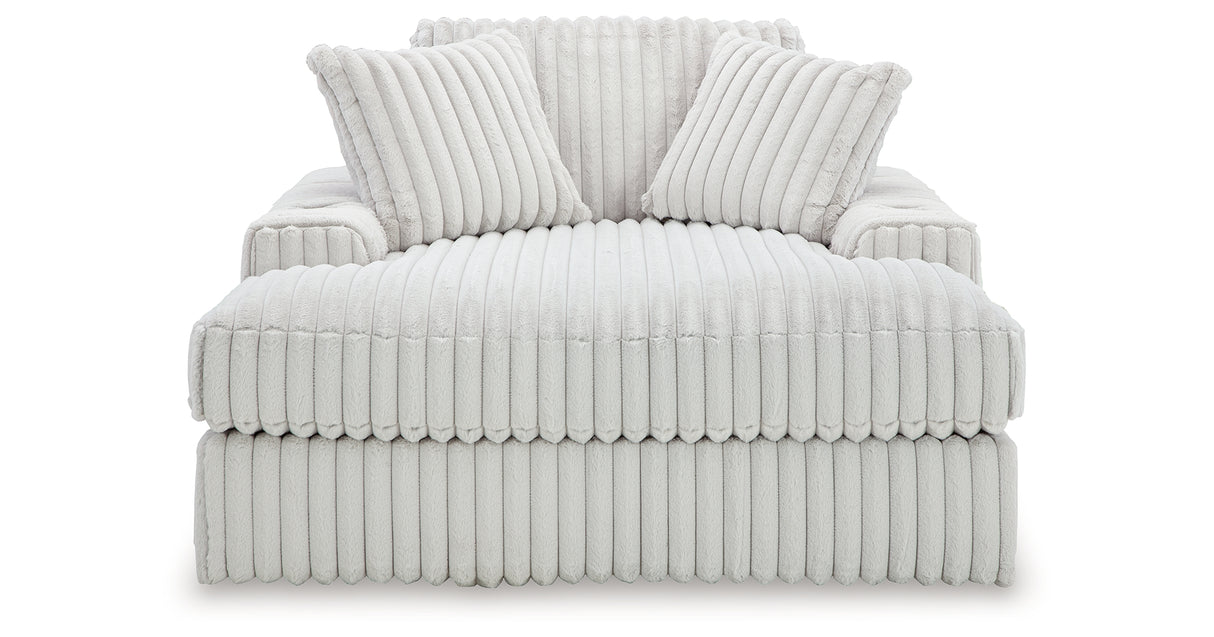 Stupendous Alloy 3-Piece Sectional and Oversized Chaise from Ashley Furniture - Luna Furniture
