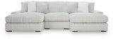 Stupendous Alloy 3-Piece Double Chaise Sectional from Ashley Furniture - Luna Furniture