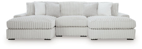 Stupendous Alloy 3-Piece Double Chaise Sectional from Ashley - Luna Furniture