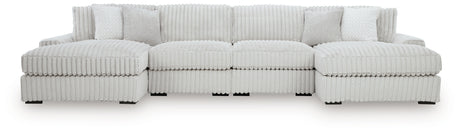 Stupendous Alloy 4-Piece Double Chaise Sectional from Ashley - Luna Furniture