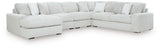 Stupendous Alloy 5-Piece LAF Chaise Sectional from Ashley Furniture - Luna Furniture