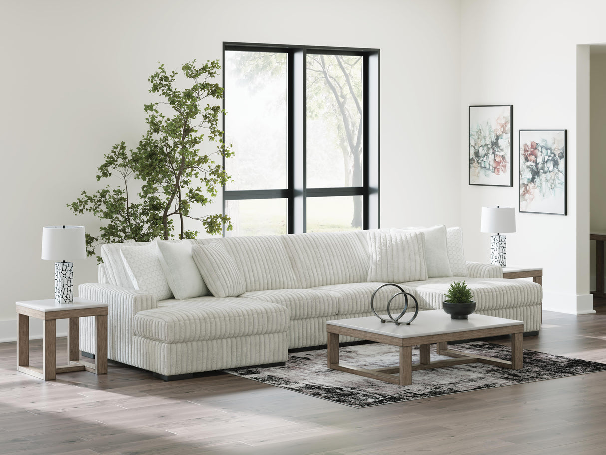 Stupendous Alloy 4-Piece Double Chaise Sectional from Ashley Furniture - Luna Furniture