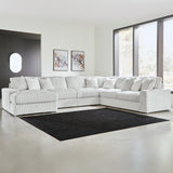 Stupendous Alloy 5-Piece LAF Chaise Sectional