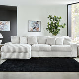 Stupendous Alloy 2-Piece LAF Chaise Sectional