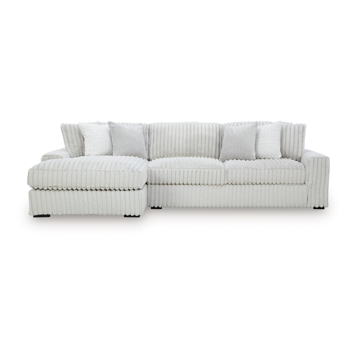 Stupendous Alloy 2-Piece LAF Chaise Sectional