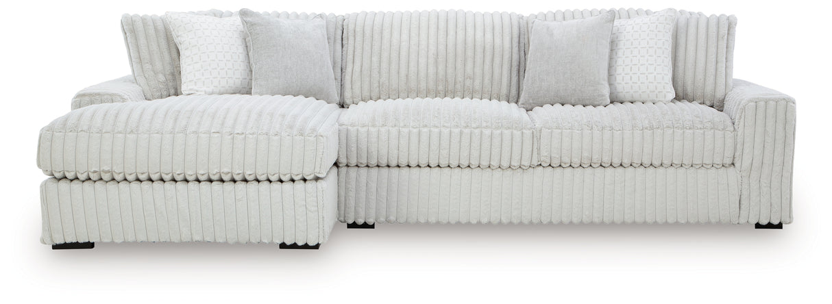 Stupendous Alloy 2-Piece LAF Chaise Sectional from Ashley Furniture - Luna Furniture