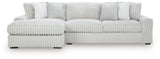 Stupendous Alloy 2-Piece LAF Chaise Sectional from Ashley Furniture - Luna Furniture