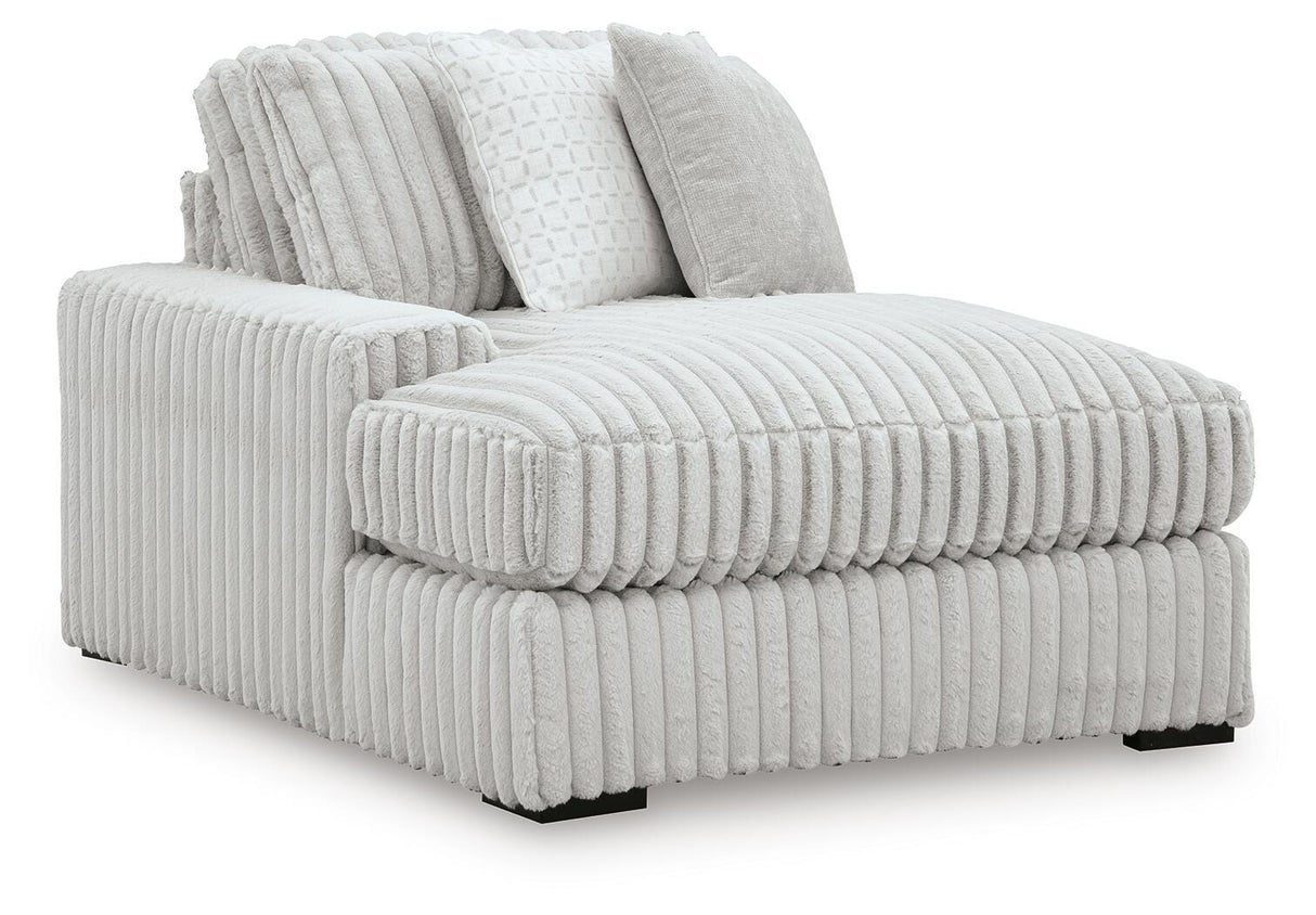 Stupendous Alloy Left-Arm Facing Corner Chaise from Ashley - Luna Furniture