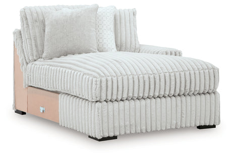 Stupendous Alloy Right-Arm Facing Corner Chaise from Ashley - Luna Furniture