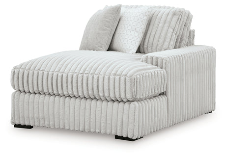 Stupendous Alloy Right-Arm Facing Corner Chaise from Ashley - Luna Furniture