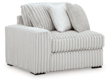 Stupendous Alloy Left-Arm Facing Corner Chair from Ashley - Luna Furniture
