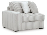 Stupendous Alloy Left-Arm Facing Corner Chair from Ashley - Luna Furniture