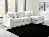 Stupendous Alloy 2-Piece RAF Chaise Sectional from Ashley Furniture - Luna Furniture