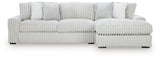 Stupendous Alloy 2-Piece RAF Chaise Sectional from Ashley Furniture - Luna Furniture