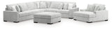 Stupendous Alloy 4-Piece Sectional with Ottoman from Ashley Furniture - Luna Furniture