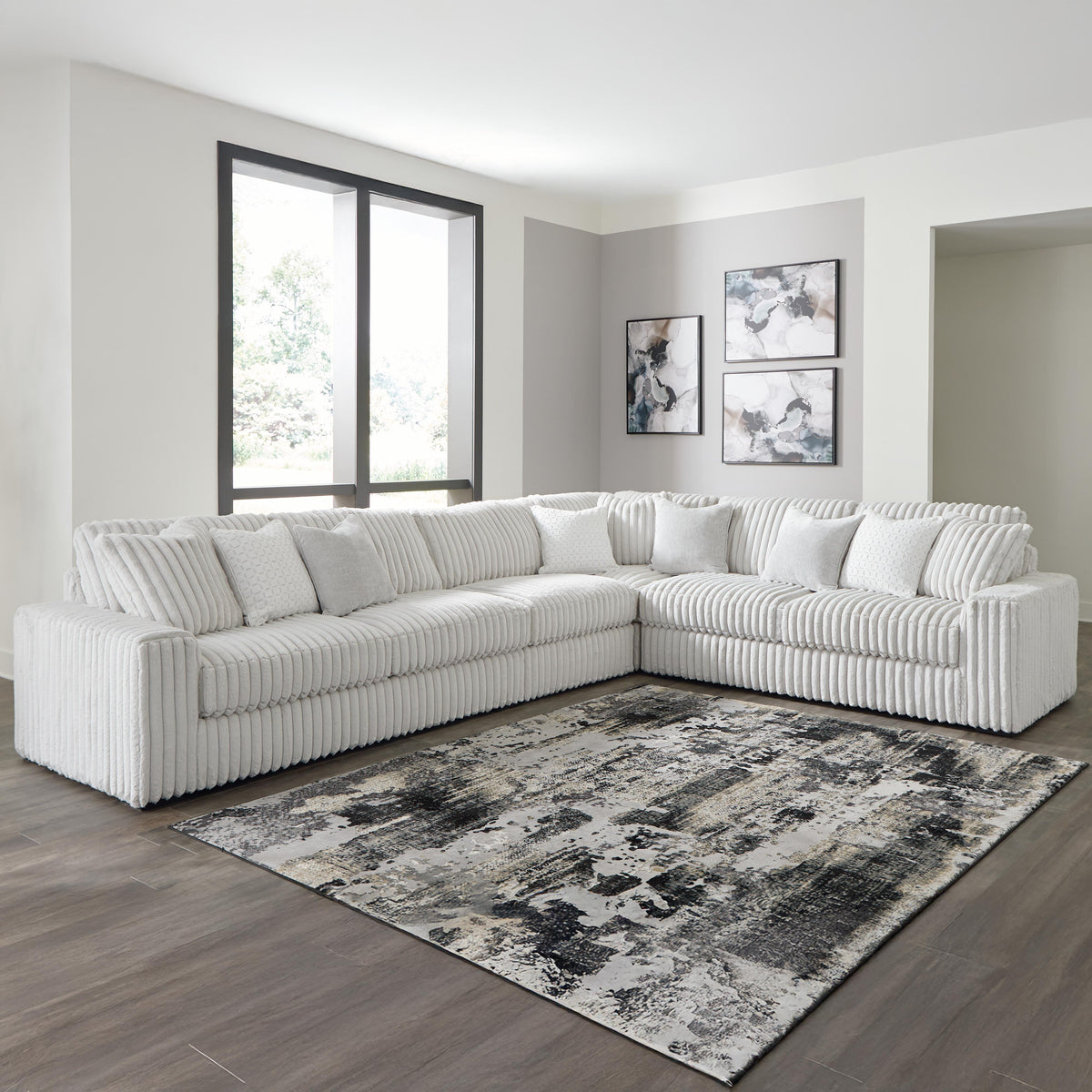 Stupendous Alloy 4-Piece Sectional