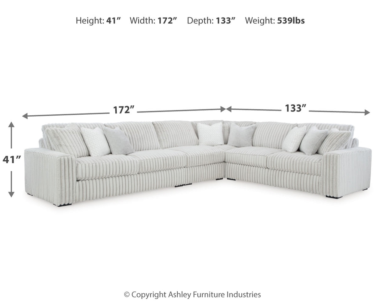 Stupendous Alloy 4-Piece Sectional from Ashley - Luna Furniture