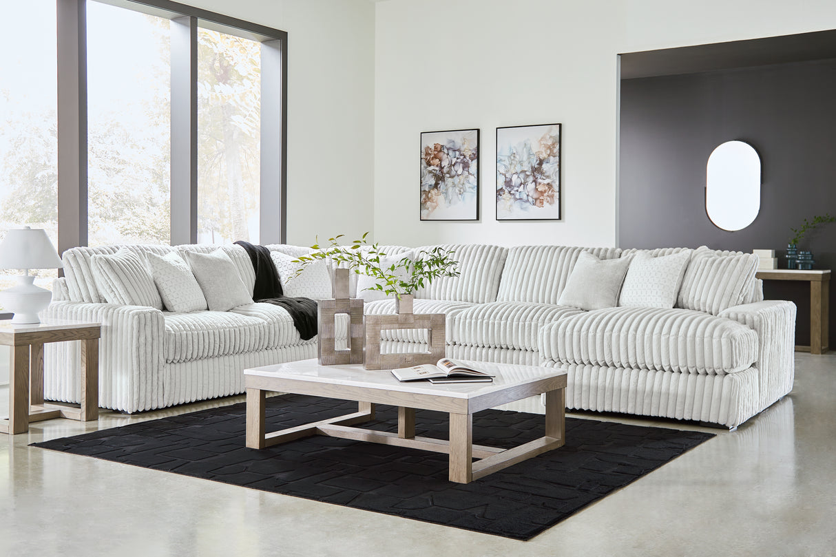 Stupendous Alloy 5-Piece RAF Chaise Sectional from Ashley Furniture - Luna Furniture