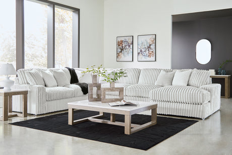 Stupendous Alloy 5-Piece RAF Chaise Sectional from Ashley - Luna Furniture